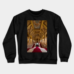 Hungarian Parliament in Budapest, Hungary Crewneck Sweatshirt